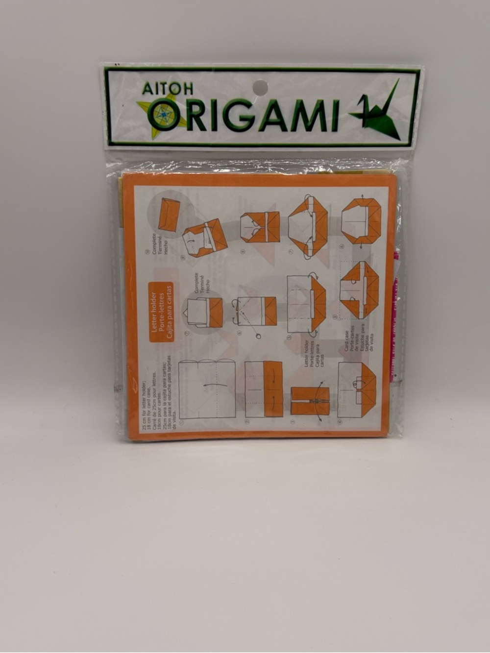 New Aitoh Origami Paper Kit with Folding Instructions - Creative Craft Activity